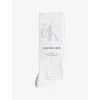 Calvin Klein Mens  Shadow-logo Ribbed Pack Of Two Crew Socks In White/blue