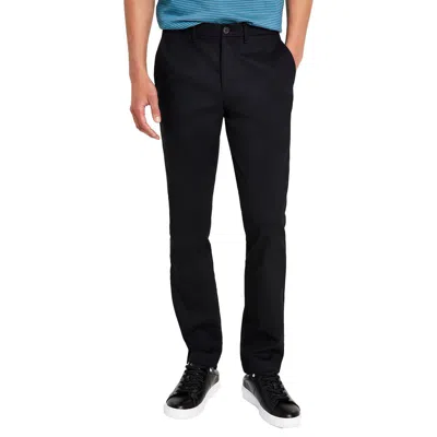 Calvin Klein Mens Wrinkle Resistant Stretch Chino Pants In Black