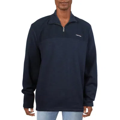 Calvin Klein Mens Zipper Cotton Sweatshirt