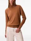 Calvin Klein Merino Wool Sweater In Brown