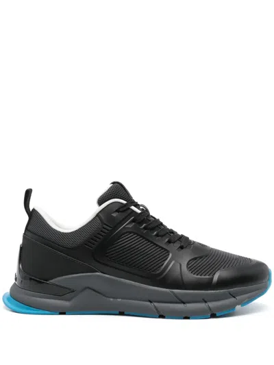 Calvin Klein Mesh-design Sneakers In Black