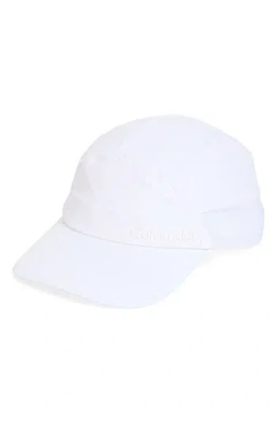 Calvin Klein Mesh Panel Performance Hat In White