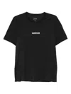 Calvin Klein Mesh-panel T-shirt In Black