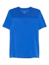 Calvin Klein Mesh-panel T-shirt In Blue
