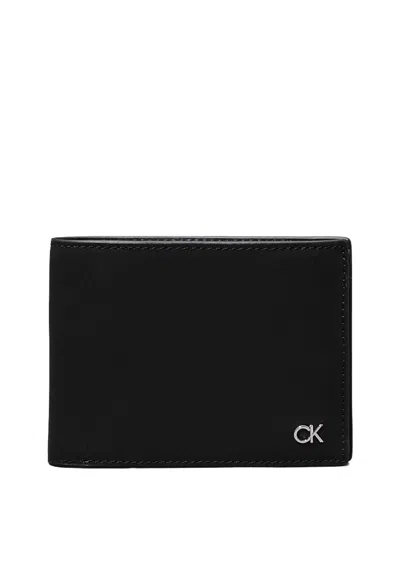 Calvin Klein Metal Ck Trifold 10cc Man  K50k512291-beh Black