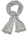 Calvin Klein Metallic Grid Print Wrap