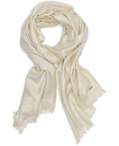 Calvin Klein Metallic Orchid Wrap In Beige