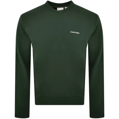 Calvin Klein Micro Logo Repreve Sweatshirt Green