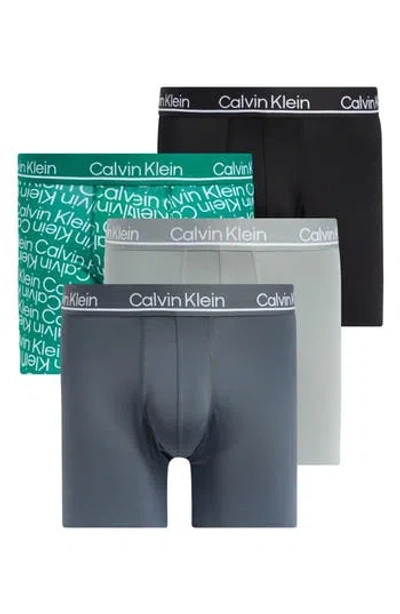 Calvin Klein Micro Plush 4-pack Boxer Briefs