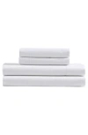 Calvin Klein Microdot Grid 300 Thread Count Cotton Sateen Sheet Set