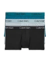 Calvin Klein Microfiber Stretch Wicking Low Rise Trunks, Pack Of 3 In N2k Arona/