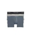 Calvin Klein Men's 3-pack Microfiber Stretch Low-rise Trunk Underwear In Nuz Black/