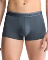 Calvin Klein 3-pack Low Rise Microfiber Stretch Trunks In Qf Hemisp