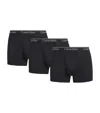 Calvin Klein Microfiber-stretch Boxer Briefs In Black
