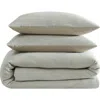 Calvin Klein Microwaffle Melange 3 Piece Comforter Set, Queen In Pale Green