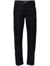Calvin Klein Slim Fit Ankle Length Pants In Blue