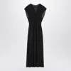 Calvin Klein Black Midi Dress With Belt