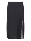 Calvin Klein Lace Detail Midi Length With Side Slit