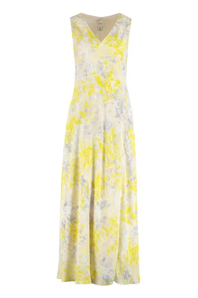 CALVIN KLEIN CALVIN KLEIN MIDI VISCOSE DRESS