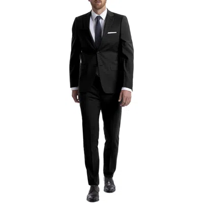 Calvin Klein Milo Mens Stretch Wool Two-button Blazer In Black