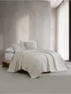 Calvin Klein Mini Channel Stitch Quilt Set In White