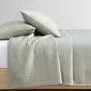 Calvin Klein Mini Channel Stitch Solid 3 Piece Quilt Set, King In Gray