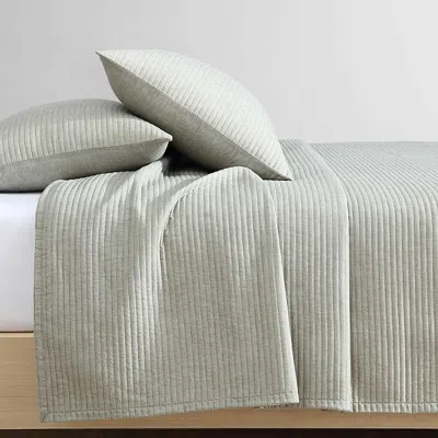 Calvin Klein Mini Channel Stitch Solid 3 Piece Quilt Set, King