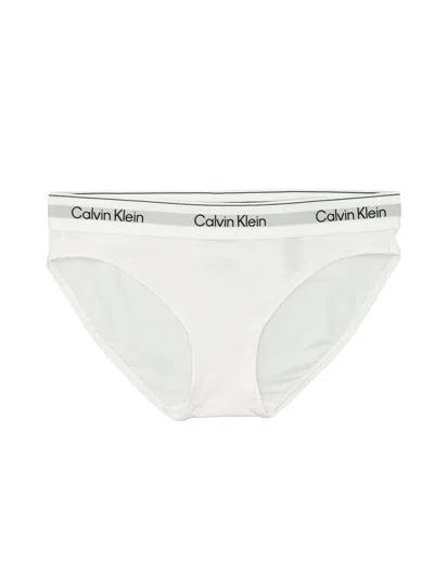 Calvin Klein Mini Cotton Modal Briefs With Seamless Bond Waistband In White