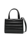 Calvin Klein Mini Quilted Cross Body Bag In Black