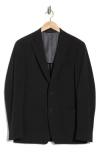 Calvin Klein Mini Seersucker Two-button Sport Coat In Black