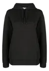 Calvin Klein Minimal Logo Sweatshirt Scuba Hoodie In Nero