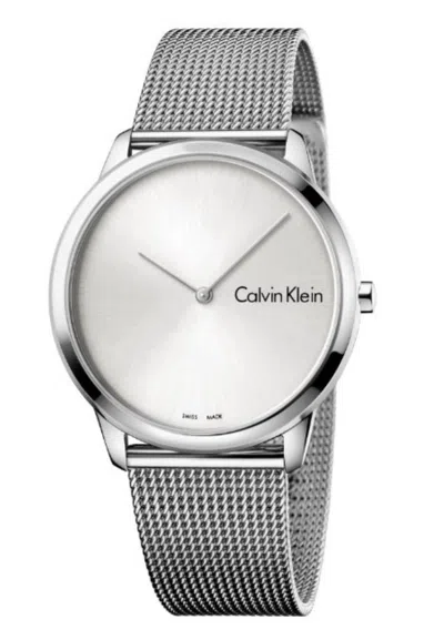Calvin Klein Minimal Watch In Argento