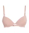 Calvin Klein Sheer Marquisette Spacer Demi Bra In Cedar