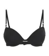Calvin Klein Minimalist Demi-cup Bra In Black