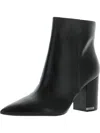 CALVIN KLEIN MINNA 2 WOMENS FAUX LEATHER PULL ON ANKLE BOOTS