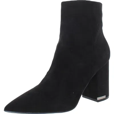 Calvin Klein Minna Womens Slip On Dressy Booties In Blue