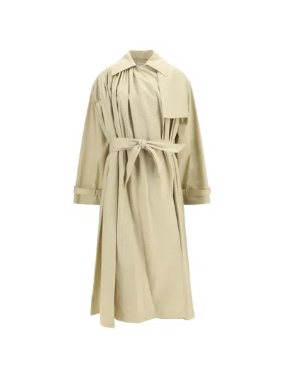 Calvin Klein Mireille Belted Trench Coat In Neutral
