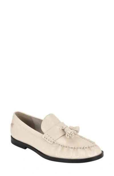 Calvin Klein Mirella Faux Leather Loafer In Ivory 150