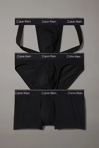 Calvin Klein Mixed Underwear 3-pack In Black, Men's At Urban Outfitters
