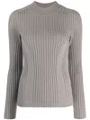 Calvin Klein Sweater  Woman Color Dove Grey In 褐色