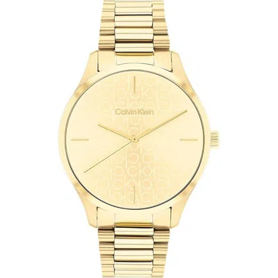 Calvin Klein Unisex Gold-tone Stainless Steel Bracelet Watch 35mm