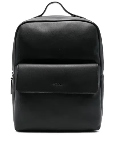 Calvin Klein Modern Business Backpack In Black