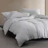 Calvin Klein Modern Collection Jersey 3 Piece Duvet Cover Set, King In Gray