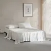 Calvin Klein Modern Collection Jersey 4 Piece Sheet Set, King In White