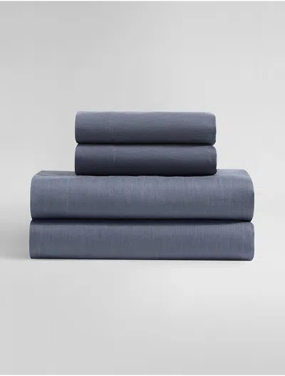 Calvin Klein Modern Comfort Sheet Set In Blue