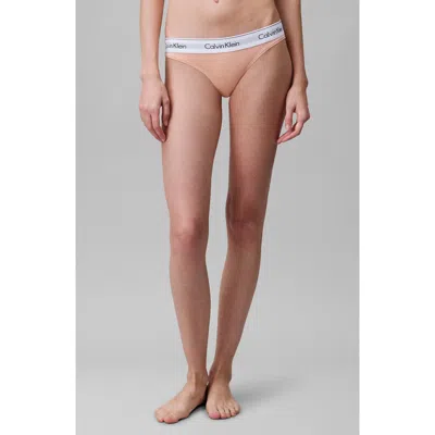 Calvin Klein Modern Cotton Bikini In Melon Frenzy