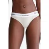 Calvin Klein Women's Icon Cotton Modal Bikini In Oatmeal Heather