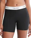 Calvin Klein Modern Stretch Cotton Blend Boxer Briefs In Black