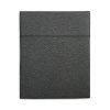 Calvin Klein Modern Cotton Jersey Body Solid Flat Sheet, Full In Charcoal