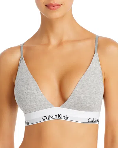CALVIN KLEIN MODERN COTTON LIGHTLY LINED TRIANGLE BRALETTE